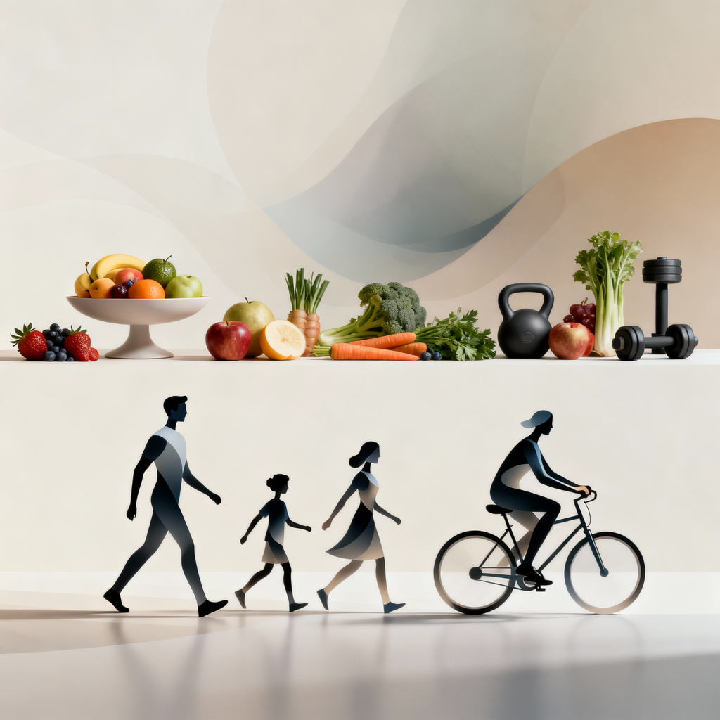 El papel de la familia en el mantenimiento de un estilo de vida saludable